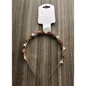 💎 Nicole Miller Gold and Pear Headband💎
